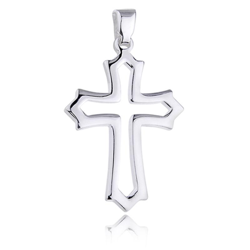 Pandantiv cruce argint DiAmanti KKS0017-DIA (Argint 925‰ 2 g.)
